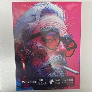 New ~ Bold Pop Art Design ~ Punk Man 1000 Piece Jigsaw Puzzle
